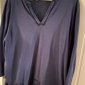 Loft navy shirt